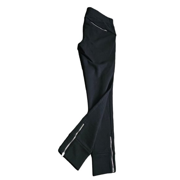 Crz‎ Yoga Sweat Pant Jogger with ankle zippers size small Black - Picture 2 of 16